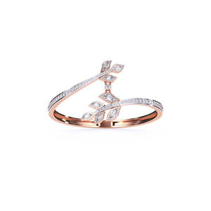Bracelets de diamants cultivés en laboratoire en or rose 14Kt à la mode Design unique Bijoux personnalisés pour femmes pour les fêtes de mariage - Product Image 3