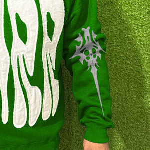 OEM 100% algodón invierno pulóver sudaderas con capucha para hombres niños corte holgado patrón sólido polar lavado liso teñido sudaderas con capucha cuello - Product Image 3