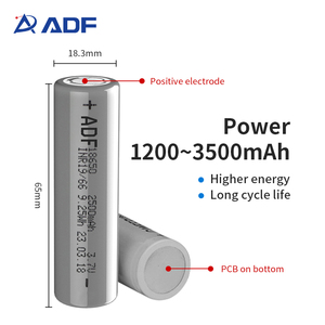 Inr 2.5ah 18650 3.7V có thể sạc lại pin tế bào Lithium Li Ion pin di động 18650 2500mAh pin - Product Image 4