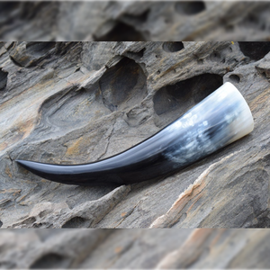 Cuerno Vikingo Auténtico de Alta Calidad, Ecológico, Material Orgánico, Estilo Animal Único, Artesanía Pulida, 01-09L - Product Image 3