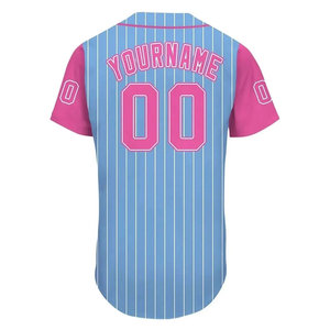 Camiseta de Béisbol Raglán Personalizada en Oferta, 100% Poliéster, Cómoda, con Botones, Jersey de Béisbol Personalizado - Product Image 2