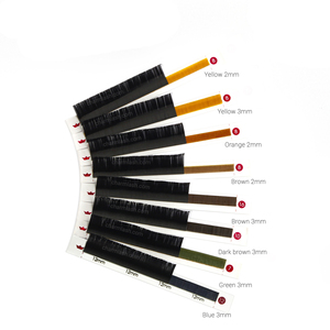 Faux Vison Noir Mat Pleine Bande Cils Individuels Fournitures d'Extension de Cils Souples avec Plateau de Longueur Mixte Marque Privée OEM - Product Image 1