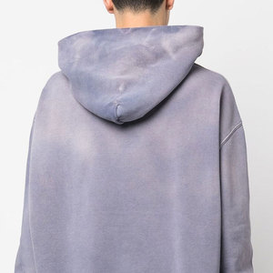 เสื้อฮู้ดซักกรดสำหรับผู้ชายเสื้อสตรีทไซส์ใหญ่พิเศษเสื้อมีฮู้ดสำหรับผู้ชาย - Product Image 5