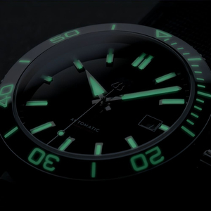 Montre mécanique automatique avec mouvement NH35, étanche à 200 m, verre saphir, logo personnalisé OEM, acier inoxydable, montre de plongée pour homme - Product Image 3