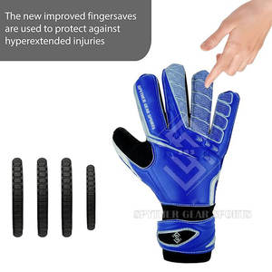 SPYTHER GEAR SPORTS Wholesale OEM Factory Price <b>Men's</b> Goalkeeper Gloves <b>Latex</b> Anti-Slip Hook and Loop Closure Finger Protection - Product Image 6