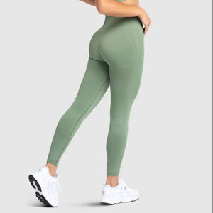 Mallas de entrenamiento sin costuras con compresión de glúteos, mallas de entrenamiento ajustadas de diseño personalizado para adultos, transpirables, personalizadas - Product Image 1