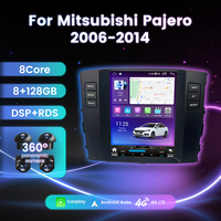 MEKEDE TS-Reproductor de audio para coche, Radio con Android, WIFI, 4G, DVR, DSP, TMPS, para Mitsubishi Pajero 2006-2014
