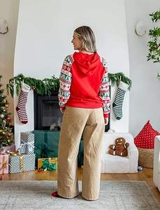 New Arrival Casual Family Matching Outfits <b>Mom</b> Son Daughter Hoodies with Designer Logo for Daddy Mommy <b>and</b> <b>Me</b> Made in Bangladesh - Product Image 4