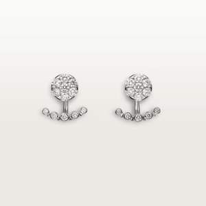 Boucles d'oreilles clous mignonnes en moissanite taille ronde pour femmes - Product Image 3