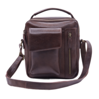Sac bandoulière unisexe élégant en cuir véritable avec rivets et chaînes, écologique, durable, design vintage rétro, personnalisable