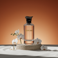 Flacon de parfum vide, design unique et luxueux, flacon de parfum en verre pour homme, 100 ml, sans bouchon