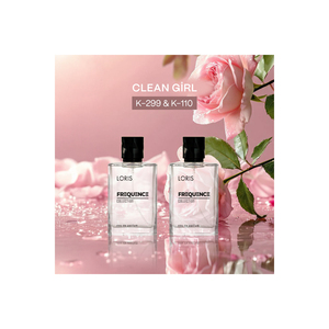 Set de Regalo de Perfume para Mujer Clean Girl K-299 y K-110, 100 ml, Aroma Floral Dulce de Rosa y Frutas, en Forma de Botella - Product Image 1