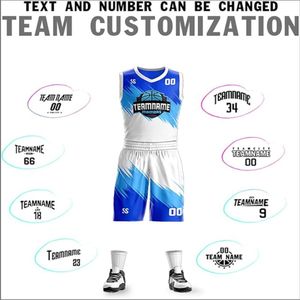 Ropa Deportiva de Baloncesto Personalizada, Nuevo Diseño, Jersey Reversible al por Mayor, Transpirable, Anti-UV, Antibacteriano, 100% Poliéster - Product Image 3