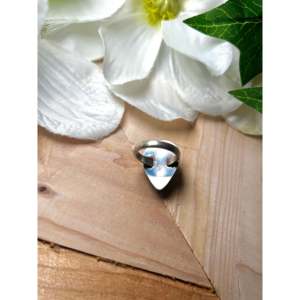 Scott Skeets <b>Statement</b> <b>Ring</b> Australian Variscite & Sterling <b>Silver</b> Bezel Setting Size 7.25 Everyday Wear Gift Idea - Product Image 4