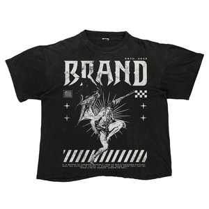 T-shirt surdimensionné personnalisé en coton lourd imprimé graphique décontracté pour hommes t-shirts vierges vintage lavés à l'acide chemises pour hommes - Product Image 6