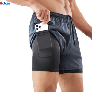 Short de sport 2 en 1 avec doublure plus longue, short personnalisé pour homme, short de course pour homme, short d'entraînement en plein air, short de jogging pour homme - Product Image 5