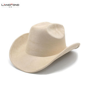 Sombrero de Vaquero Occidental Extra Largo de Primera Calidad, Material de Cuero, Listo para el Invierno, para Fiestas y Pesca, Accesorio de Moda Unisex - Product Image 5