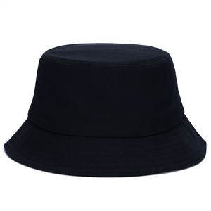 Top qualité seau chapeau été seau casquette coton Logo personnalisé impression broderie Flattop crème solaire en vrac plaine seau chapeau - Product Image 2
