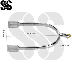 Servicio OEM ODM, Espuelas de Equitación de Acero Inoxidable Duraderas de Alta Calidad, Recién Llegadas, Extremos Redondeados Suaves, Entrenamiento Seguro y Controlado - Product Image 5