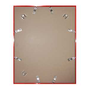 Cadre photo rouge 40 x 50 cm par Posterrahmen - Product Image 1