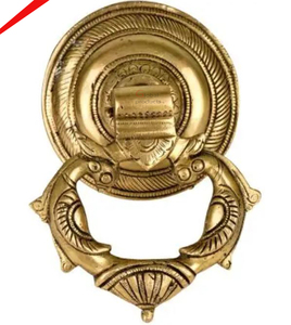 Elegante aldaba de puerta hecha a mano con forma de León para decoración de villas de hotel en casa - Product Image 4