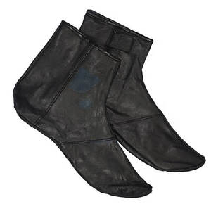 Calcetines de cuero marrón unisex hechos a medida con cremallera calcetines de equitación hechos a mano motocicleta a caballo equipo Medieval - Product Image 1