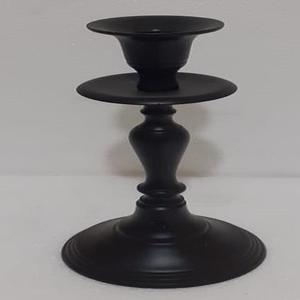 Bougeoir en aluminium brillant à la mode, Design moderne, support de bougie fini argent pour la décoration de la maison - Product Image 4