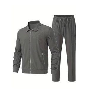 Customized Color Men Tracksuit Soft Fabric Factory Made Tracksuit Durable Causal Wear Online Tracksuit - Product Image 3