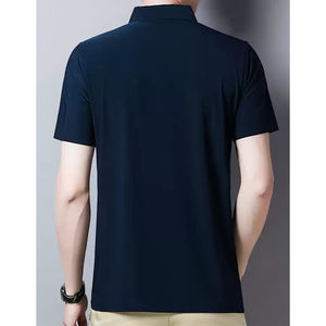 เสื้อยืดผู้ชายสำหรับเสื้อโปโลปักโลโก้ระบายอากาศแห้งเร็วลายพื้นสไตล์ลำลองไซส์ใหญ่พิเศษ - Product Image 4