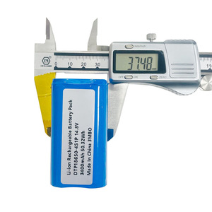 강력한 리튬 이온 14.8v 배터리 팩 4s1p 배터리 리튬 18650 3400mah - Product Image 3