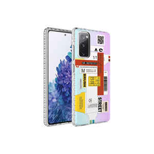 Étui de téléphone en silicone de la série Premium Elegance pour Samsung Galaxy S20 FE, anti-empreintes digitales, antichoc, motifé, protection - Product Image 1