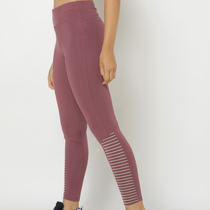 Leggings Personalizados Ecológicos de Spandex/Poliéster para Mujer, Cintura Alta, Mallas Deportivas, Compresión, Diseño Sin Costuras, OEM - Product Image 2