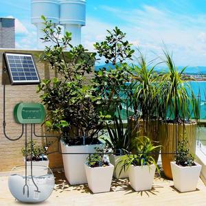 Automatic Micro Drip <b>Pumps</b> Kit Garden Greenhouse Dripper Controller Solar Smart Watering Irrigation System Energy Efficient Dual - Product Image 6