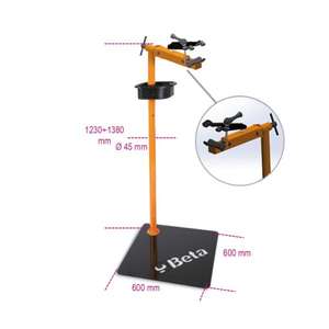 Soporte DE TRABAJO PARA BICICLETA BETA-Abrazadera de taller de un solo lado para un mantenimiento eficiente - Product Image 1