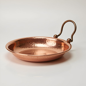 Frutero de cobre hecho a mano más vendido, diseño martillado moderno, servicio ecológico para el hogar, cocina, Hotel, MOQ 100 piezas - Product Image 3