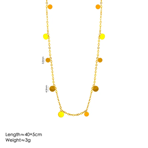 Bracelet en acier inoxydable 304 plaqué or 18 carats, design rond, électroplaqué sous vide, hypoallergénique, style décontracté et simple - Product Image 5