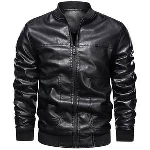 Venta al por mayor más tamaño líder elegante chaqueta de cuero de invierno los hombres a prueba de agua para los hombres - Product Image 2