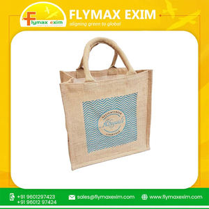 Tote Bolsas de yute Hechas a mano Eco-Friendly Premium Fashion Yute Designer Bag para la sostenibilidad - Product Image 2