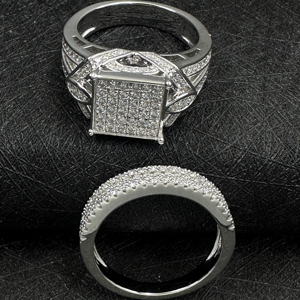 Lujo VVS Moissanite Anillo de diamantes Vendedor superior 14K Real VVS Diamante Diseños de moda Anillo de oro blanco Precio razonable - Product Image 6