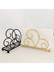 Anneaux de serviette de luxe dorés en gros, porte-serviettes, anneaux de table ronds dorés pour la décoration de fête et de mariage - Product Image 6