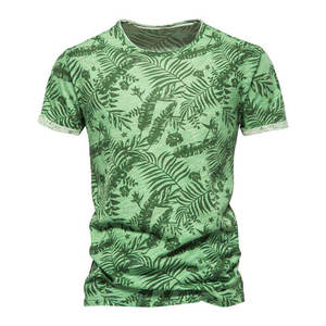 T-shirt à sublimation de haute qualité pour hommes en vrac 100% coton impression numérique respirant coupe ample - Product Image 6