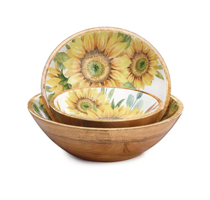 Cuenco de madera personalizado para aperitivos, frutas secas impresas, decorativo, cuenco impreso de madera personalizado, el mejor precio - Product Image 6