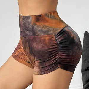 El mejor precio con tela suave, calidad de montaña, haga su propia Primavera Verano, nuevo estilo, pantalones cortos fruncidos divididos ajustados de WAKIN WEAR - Product Image 3