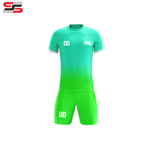 2025 personnalisé hommes enfants maillot de football ensemble séchage rapide respirant hommes 2 pièces formation Football uniforme - Product Image 6