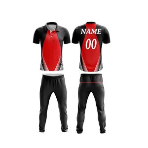 Uniforme de Cricket Personalizado de Alta Calidad, 100% Poliéster, para Hombre Adulto, con Camiseta de Manga Corta y Pantalón - Product Image 4