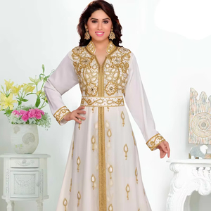 ผ้าทอสีขาวผ้าจอร์เจียอิสลามมีฮิญาบกันแดด - Product Image 1