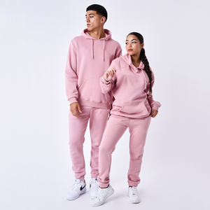Ensemble de survêtement unisexe personnalisé en molleton doux respirant avec impression sérigraphiée, comprenant un sweat à capuche et un pantalon de jogging pour l'hiver - Product Image 2