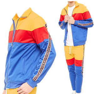 Nouveau style de survêtements de course avec logo personnalisé Survêtement de course confortable en tissu solide Streetwear pour hommes pour le sport - Product Image 5