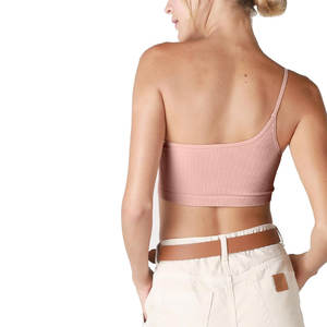 Nuevo esta semana en forma de vieira gimnasio personalizado un hombro sujetadores deportivos para mujer Yoga secado rápido Crop Tops 80nylon Spandex 20 - Product Image 3