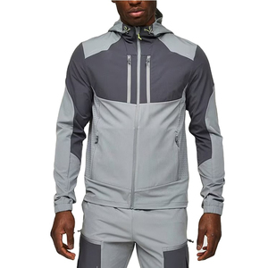 Ensemble survêtement de jogging pour homme de haute qualité 2026, coupe-vent d'hiver, 2 pièces, grande taille, imperméable, imprimé, patchwork en nylon - Product Image 4